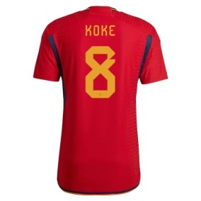 Prima Maglia Spagna Mondiali 2022 Koke Merodio 8